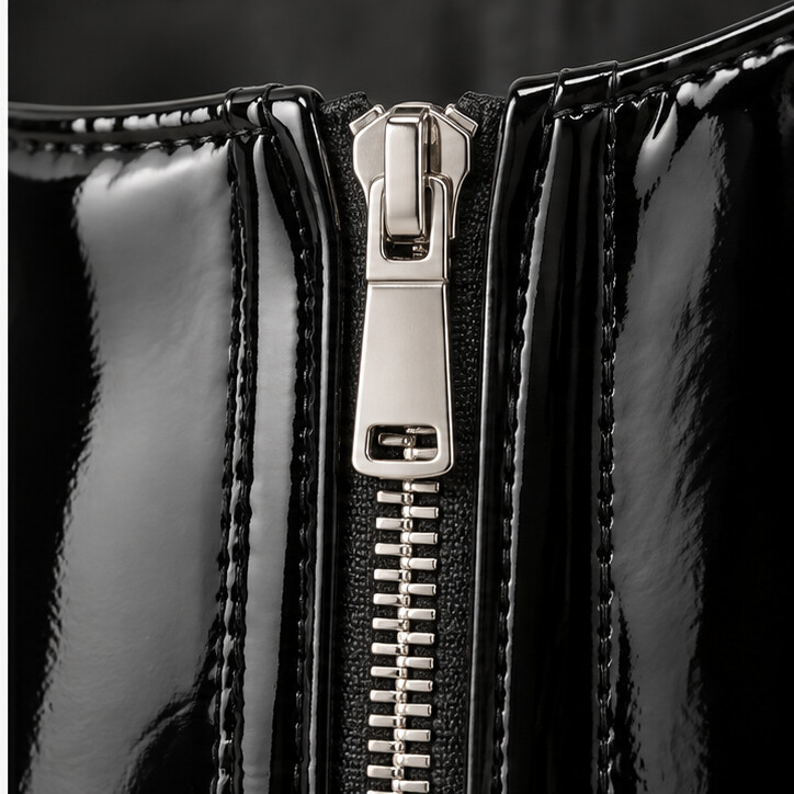 Zip closure detail